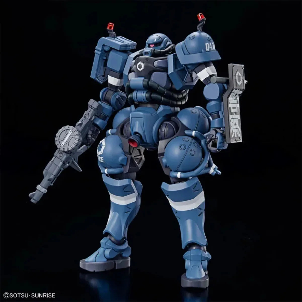 Genuine Bandai Original Gundam GQuuuuuuX  Model Kit HG Mobile Suit  1/144 Anime Figures MS-06-SSP Police Zaku Action Model Toy