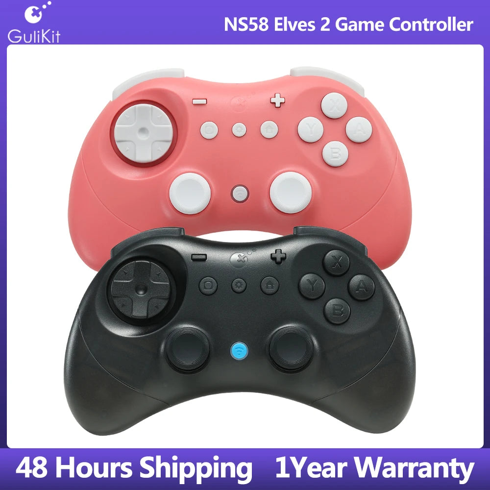 GuliKit Elves 2 Game Controller Gamepad support Switch 2 Wake-up for Nintendo Switch / Switch 2,PC Windows Gulikit NS58