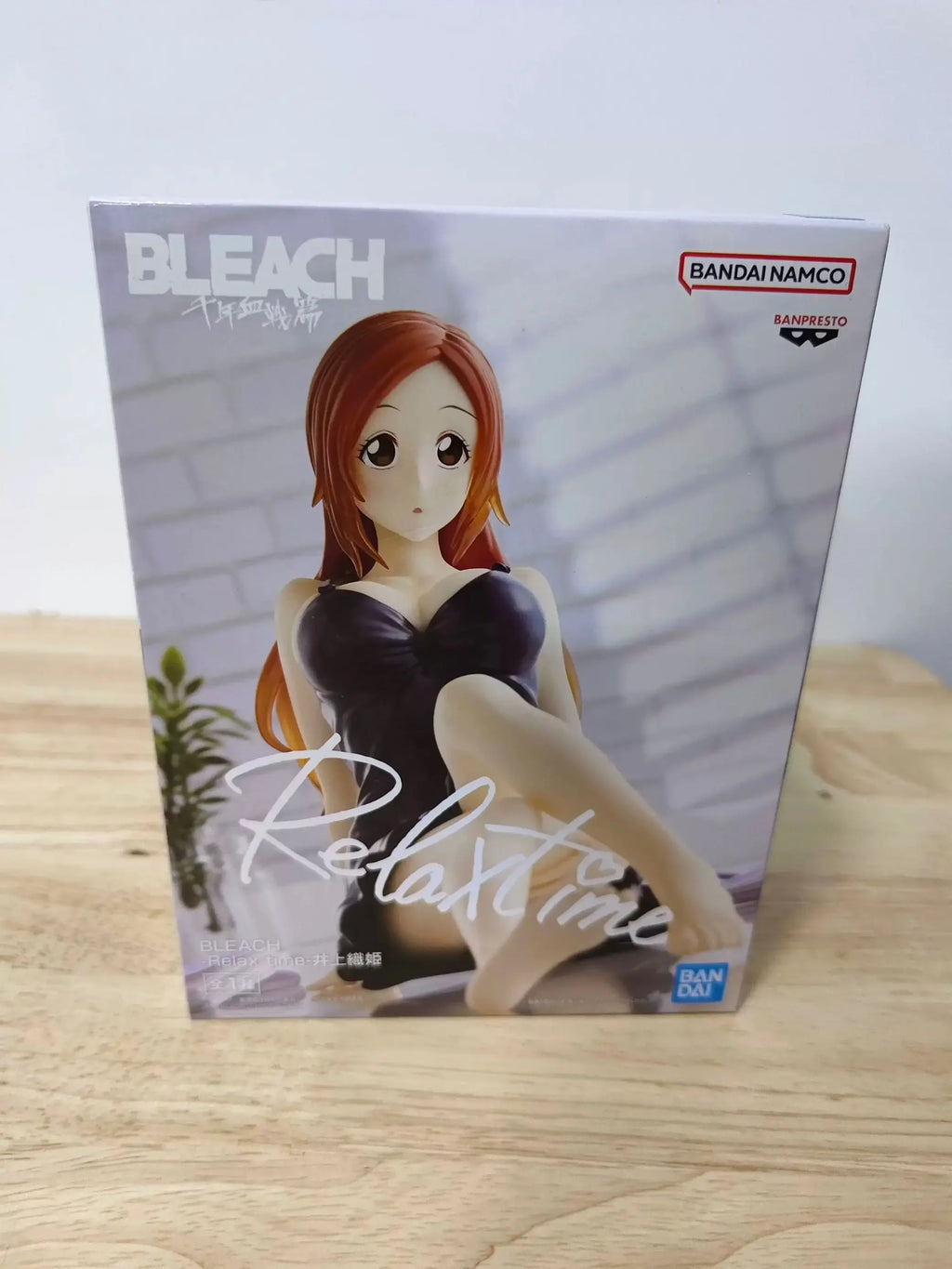 Оригинална фигурка Bandai Bleach Inoue Orihime Relax Time 11 см, истинска аниме, каваи, аниме, екшън, колекционерски орнамент, модел играчки