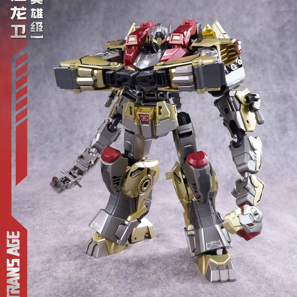 18cm TA-HYl003 Brontosolid Transformable Combineable Action Figure Alloy Frame Mecha Collectible Model Toy Desktop Ornament Gift