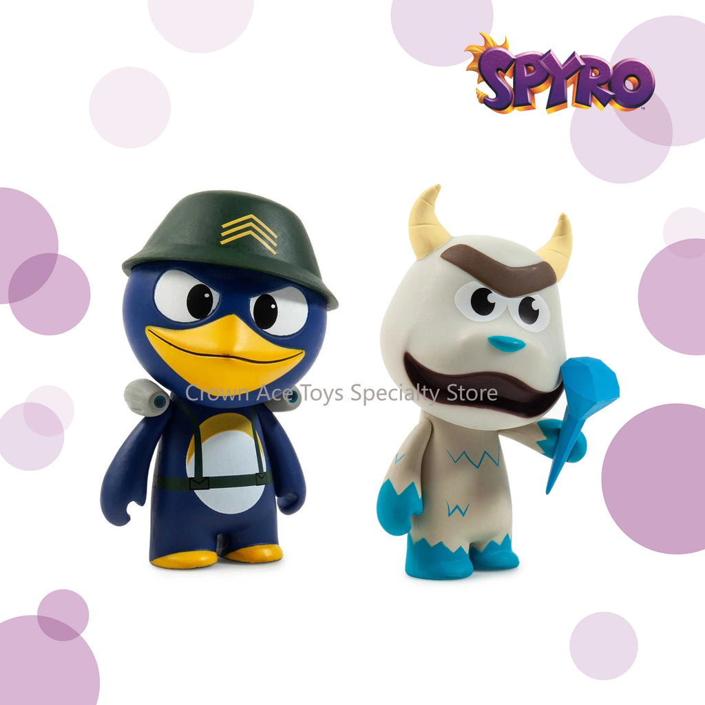 In Stock Kidrobot Spyro The Dragon Agent 9 Moneybags Bianca Ripto Sheila The Kangaroo 3" Cute Blind Boxes Ornaments Trendy Toys