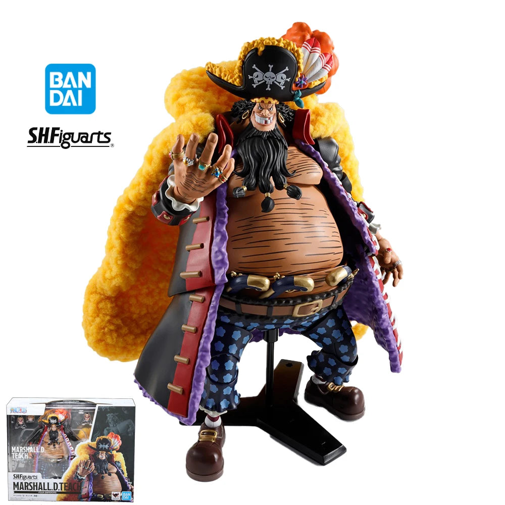 Bandai S.H.Figuarts Marshall D. Teach - The Four Emperors Blackbeard 24CM PVC Figure Highly Detailed Collectible Model Toy Gift