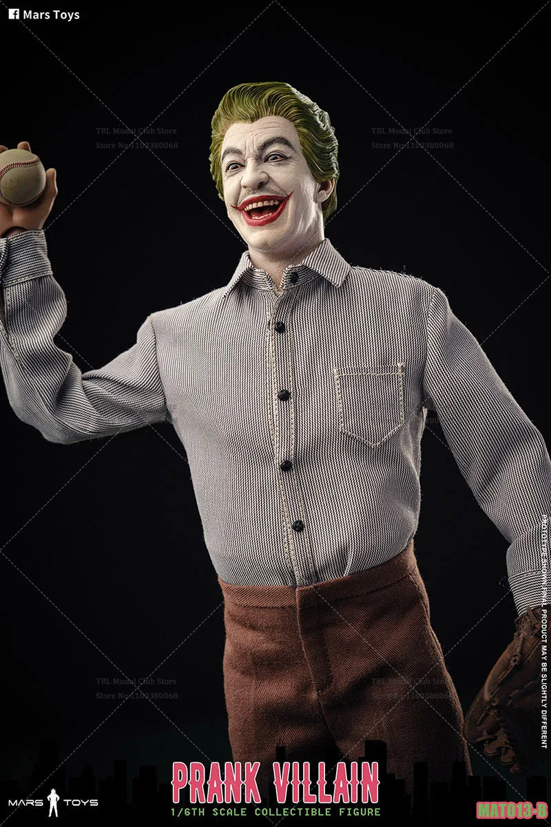 In Stock Mars Toys MAT013 1/6 Scale Prank Villain Pink Clown 1966 Full Set 12'' Male Solider  Action Figure Model Toys