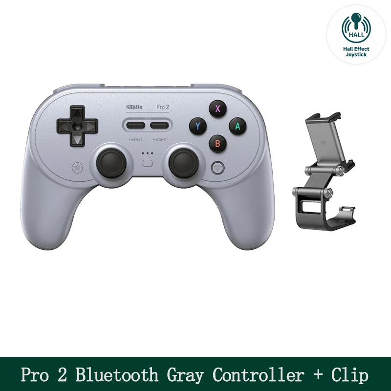 8Bitdo Pro 2 Bluetooth Gamepad Control with Hall for Switch PC macOS Android Steam Raspberry Pi Nintendo Switch Game Controller