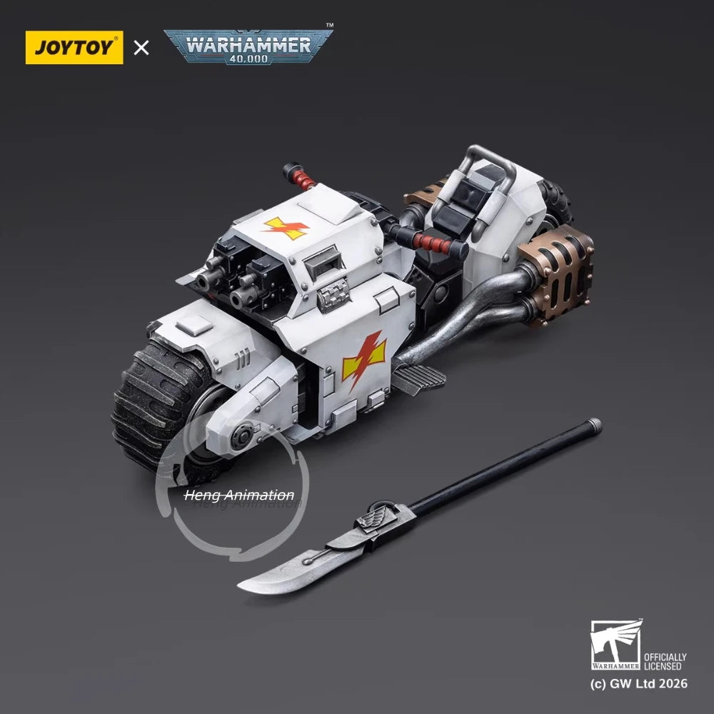 JOYTOY Dark Source 40K 1/18 White Scars Chapter Jaghatai Khan JT03363 Articulated Cool Action Figure Collection