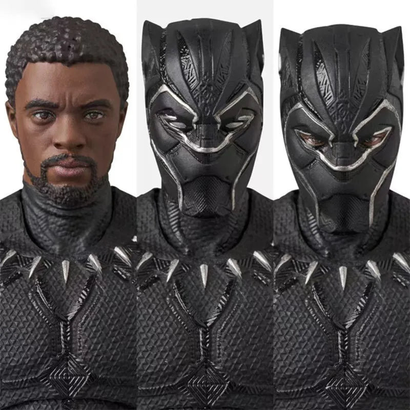 Medicom Toy MAFEX 230 The Avengers Black Panther Ver 1.5 Action Figure Anime Toys for Boys