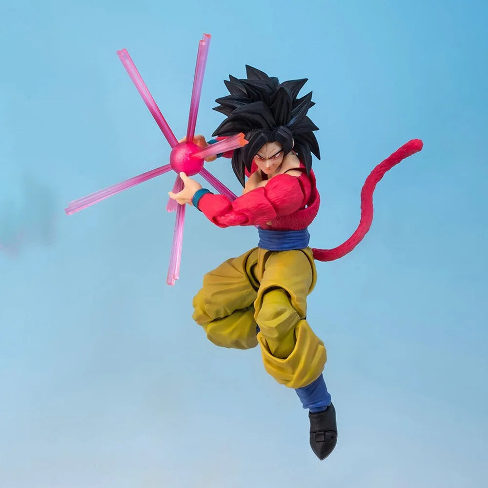 16cm Dragon Ball GT Goku Vegeta Super Saiyan 4 Anime Figure Model Statue Boys Collection Desktop Decoration Ornament Toys Gifts