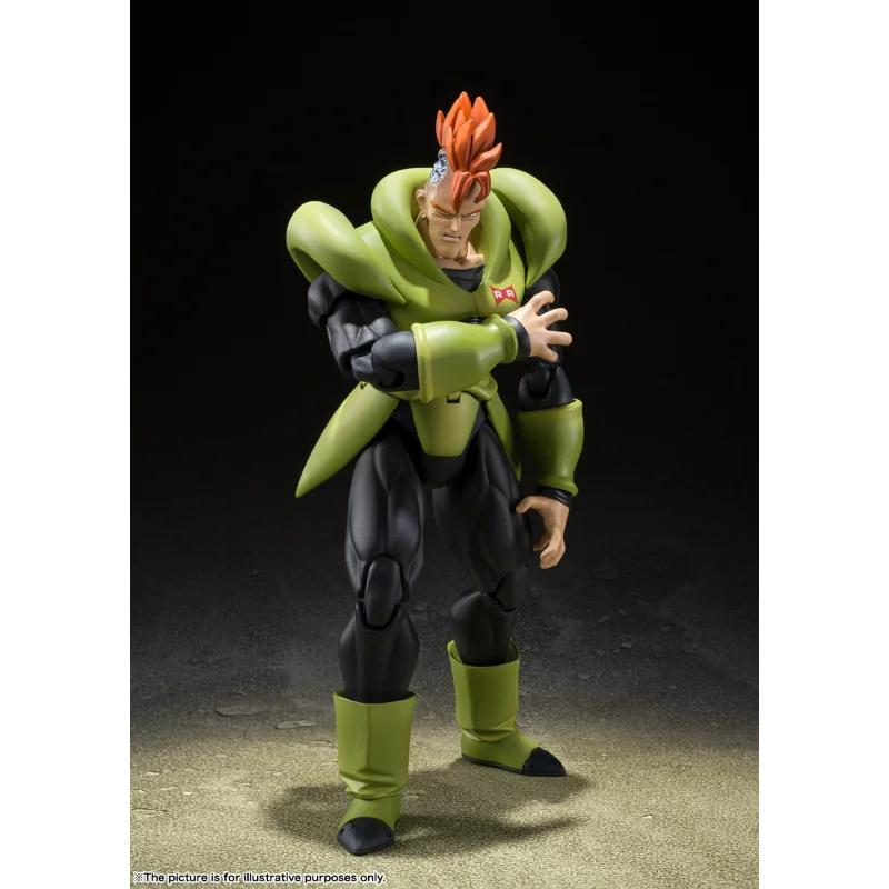 In Stock: Bandai SHF Dragon Ball Z Android 16, SDCC 2022 Limited Edition, Toy Figure, Gift, Collectible, Available in Stock