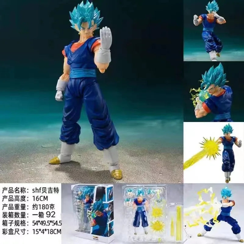 SHF Dragon Ball Vegetto Gelenk PVC Actionfigur Sammlerspielzeug 15cm