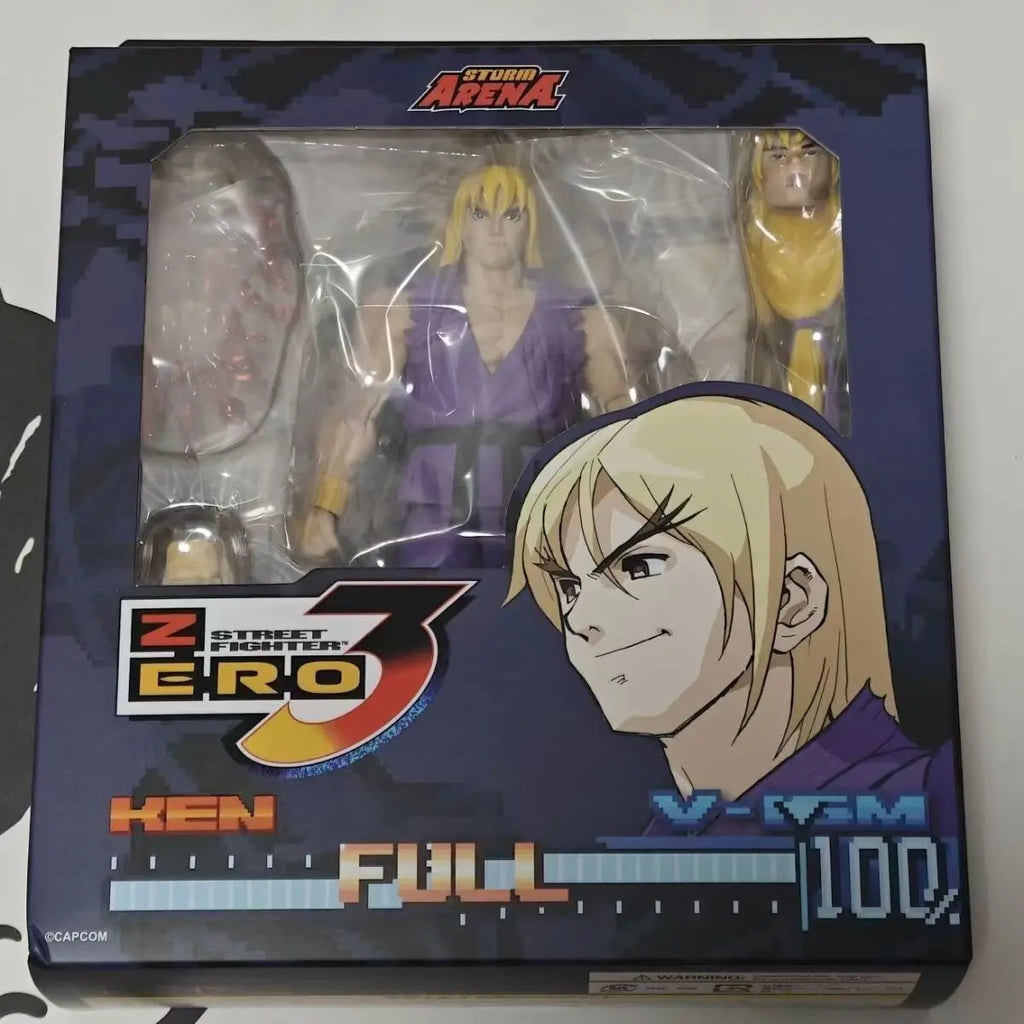 Storm Toys Young Street Fighter 3 Ken Action Figure SFSA01 King of Fighters 1/12 Action Figure Model