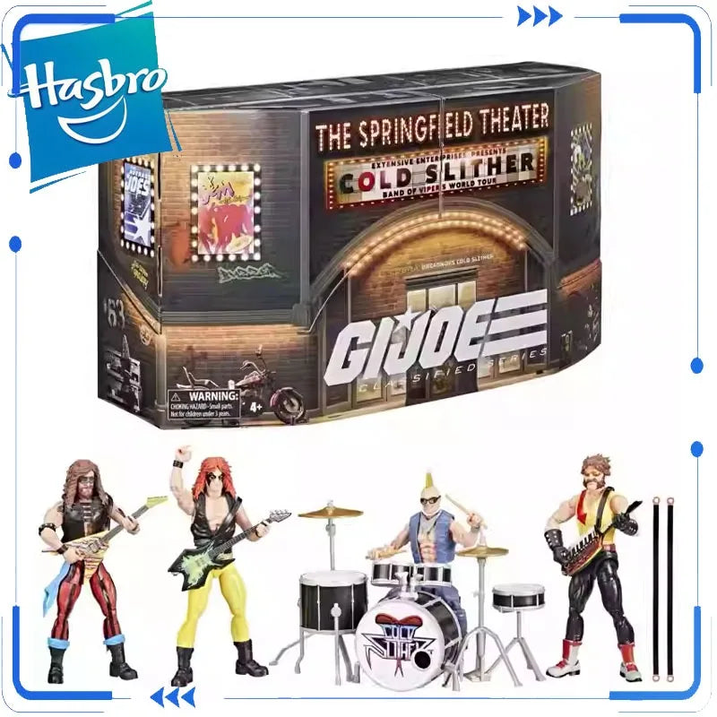 Genuine Hasbro G.I. Joe The Dreadnoks 4-Figure Set 6-Inch Action Figures Toys for Boys Girls Gift Collectible Model Ornaments