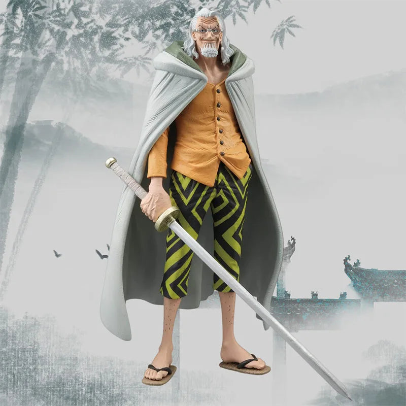 ART KING ONE PIECE SILVERS RAYLEIGH DARK KING 25CM SCALE PVC FIGURE ANIME OFFICIAL COLLECTIBLE WITH BASE original garage kit
