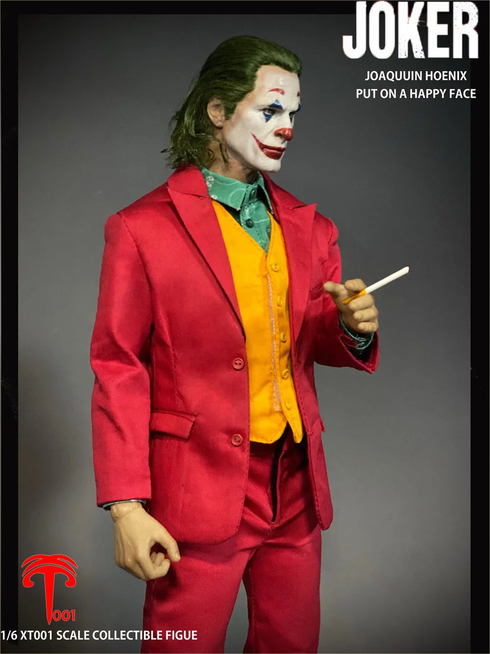XT001 1/6 Male Figure Joaquin Phoenix Joker Full Set Moveable Action Figure Head Sculpture Hair Transplant Model Gift For Fans
