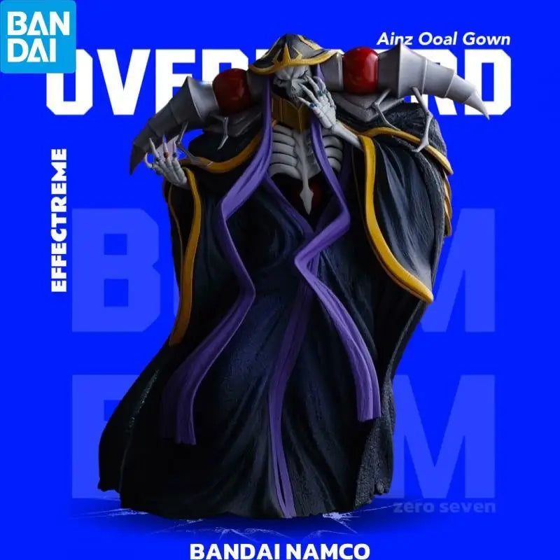 Genuine BANDAI NAMCO OVERLORD Ainz Ooal Gown PVC Figure in stock Collector Figurine Toys Desktop ornament New and unopened doll