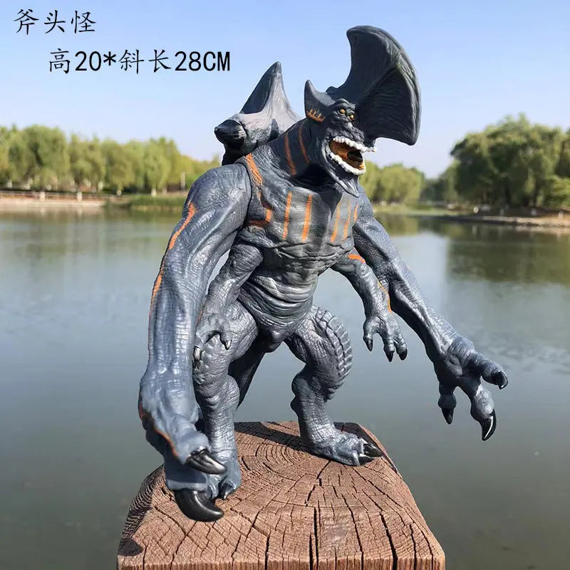 2025 New Monsters Scunner Leathback Mega Kaiju Trespasser Knifehead Figurine Pacific Rim Action Figure Model Boys Gifts Toys