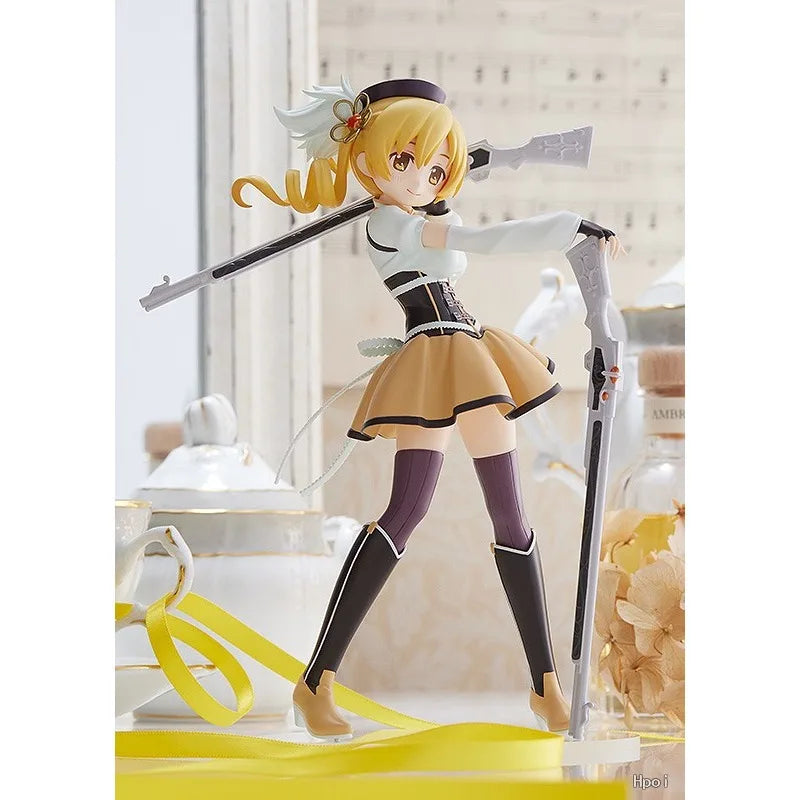 GSC Original POPUP PARADE Puella Magi Madoka Magica Series Tomoe Mami\Deer Eye Circle Anime Not Movable Figure Statue Model Toys