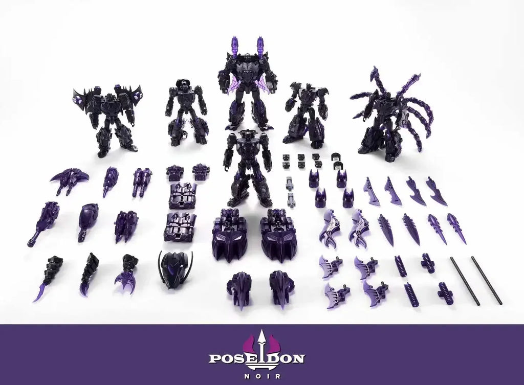In Stock TFC Poseidon Piranakon P-01-06 Transformation Toy 6-Model Full Set Reproduction Action Figure Toy Collection Gift