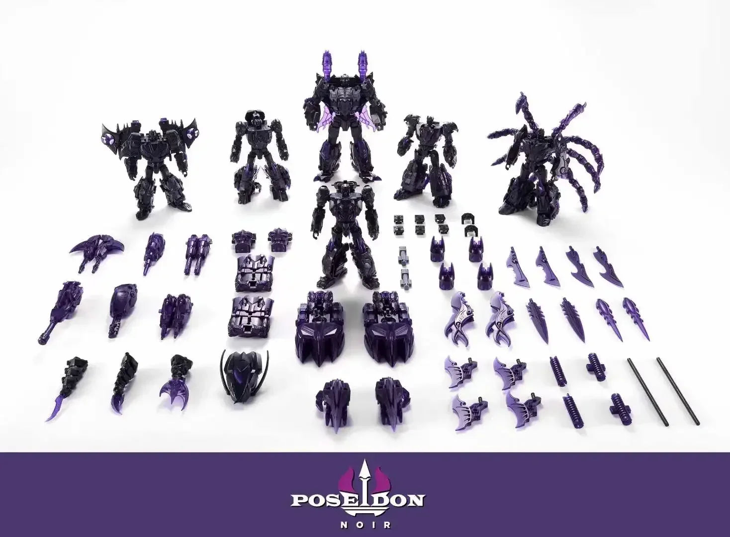 In Stock TFC Poseidon Piranakon P-01-06 Transformation Toy 6-Model Full Set Reproduction Action Figure Toy Collection Gift