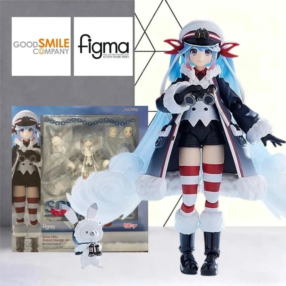 Good Smile figma Snow Miku 2022 Grand Voyage 2019 Action Figure Collectible Hobby Plastic Model Kit Multiple Styles Available