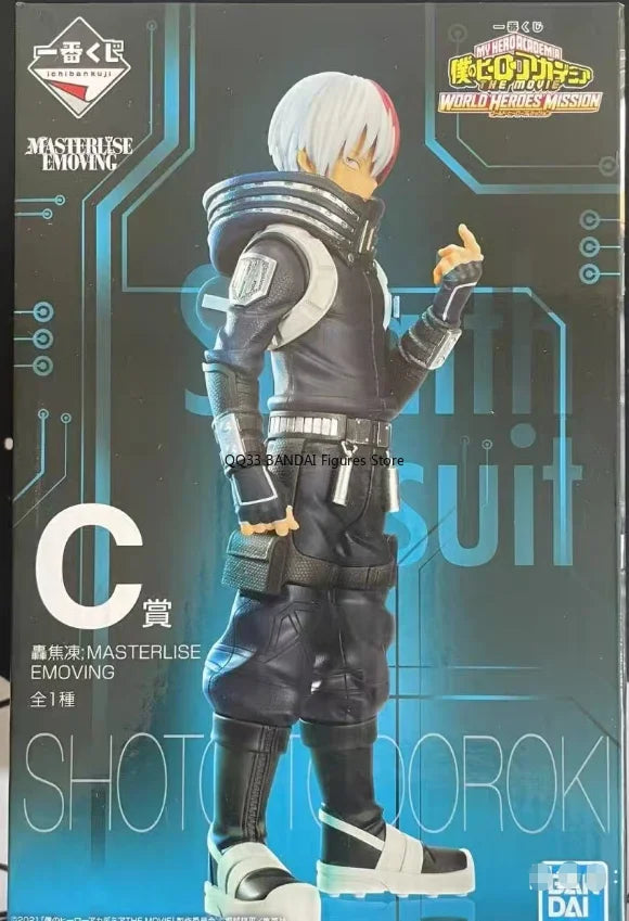 Original My Hero Academia Katsuki Bakugou Midoriya Izuku Todoroki Shoto STEALTH SUIT Ver.world Heroer'mission Figure Model Gift