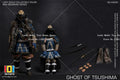 101TOYS KN020 KN021 KN022 1/6 Japan Armored Ghost Warrior Cloth Action Figure Static Long Sward Ornament 12inch Samurai Soldier