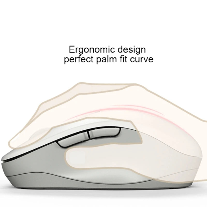 Original Lenovo M1 M1S Wireless Bluetooth Mouse Home Notebook Office Silent Light Tone Mouses AA Battery Support BT 5.0/3.0