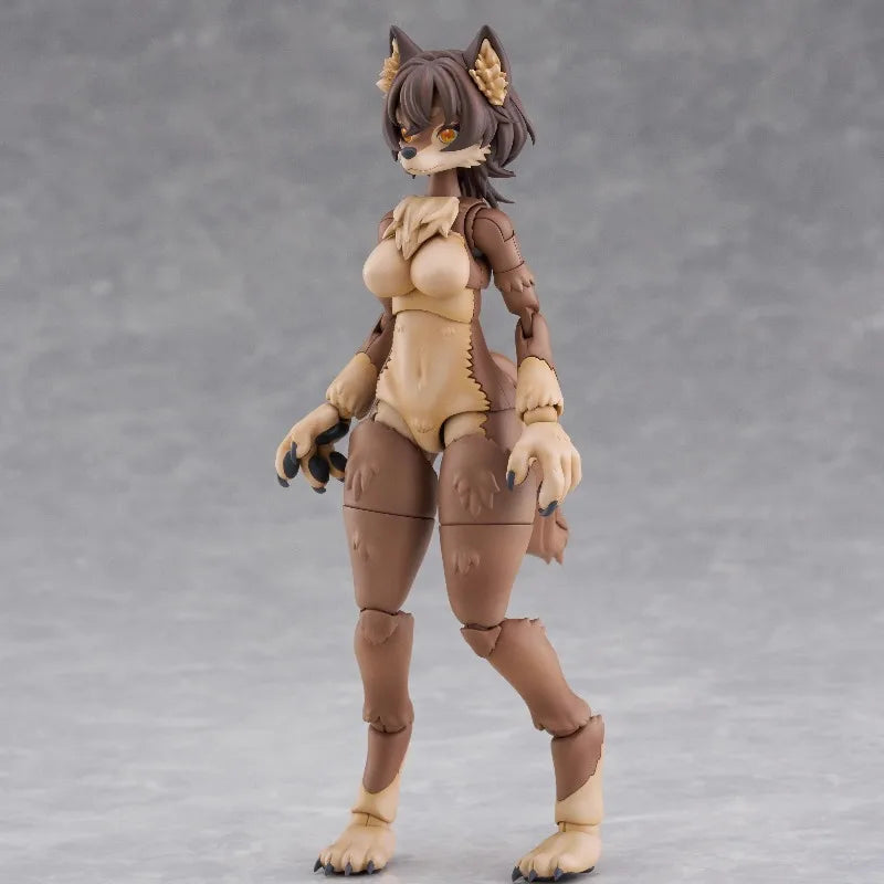 TYCTOYS In Stock Original Qingdao Society Kemopla KP-01 02R KA-01 Khao Manee Japanese Wolf Glue-free Action Figure Model Toys