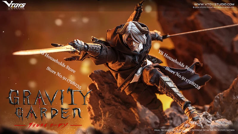 In Stock VTOYS Studio VSD009 1/12 Dragon Monster Hunter Gravity Garden 17cm Cloth Action Figure Long Sword Ornament Soldier