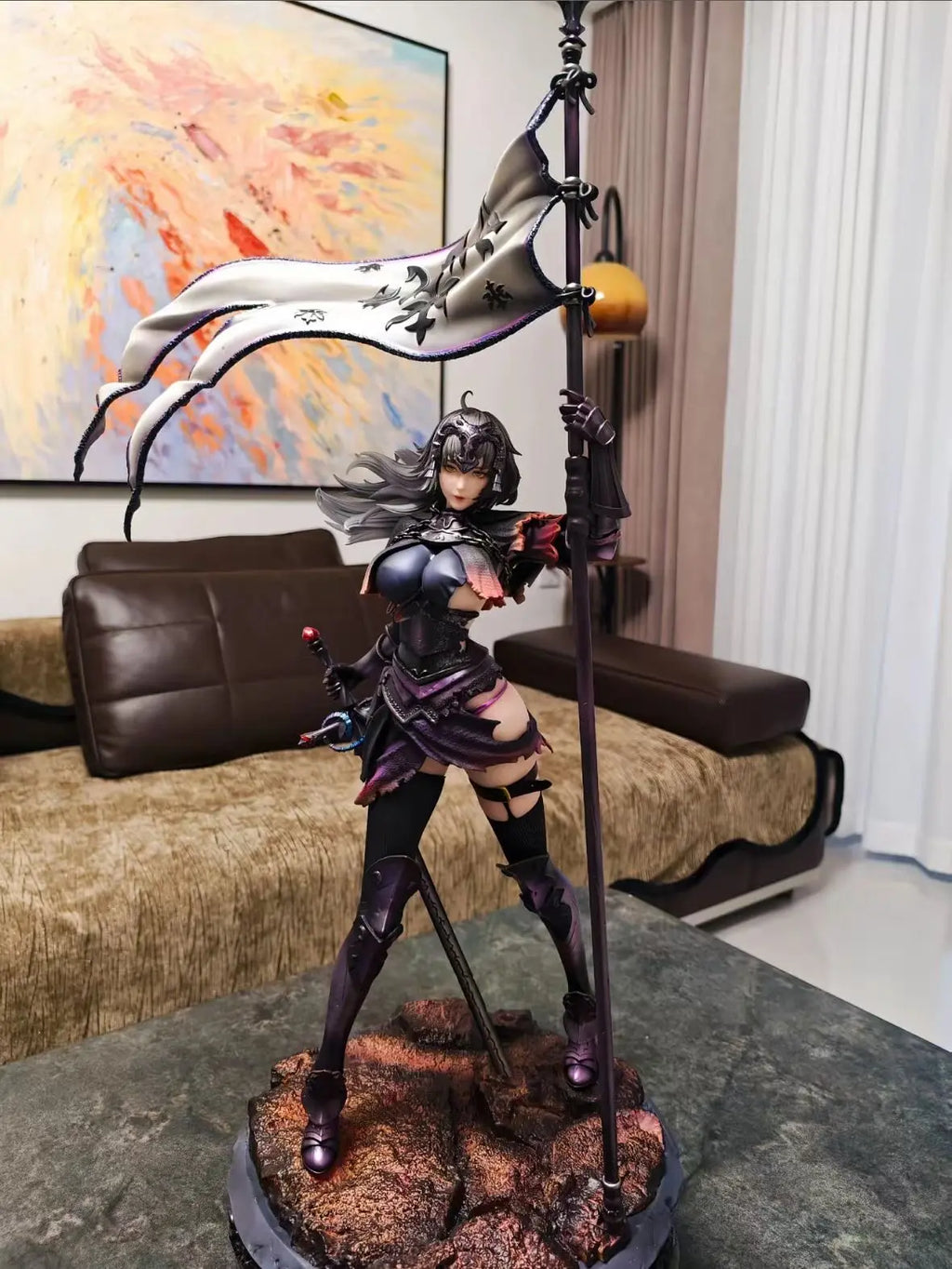 Anime Fate/Grand Order Figure Black Jeanne Action Figures Pvc Alter Jeanne Statue Model Desk Decoration Doll Toy Gifts