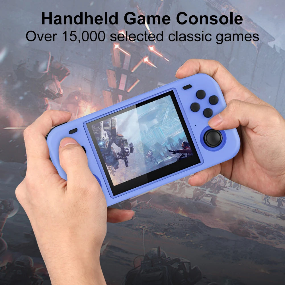 O30S Retro Handheld Game Console Linux System 3.5 Inch IPS Screen Portable Pocket Video Player Open Source for Kids Adults