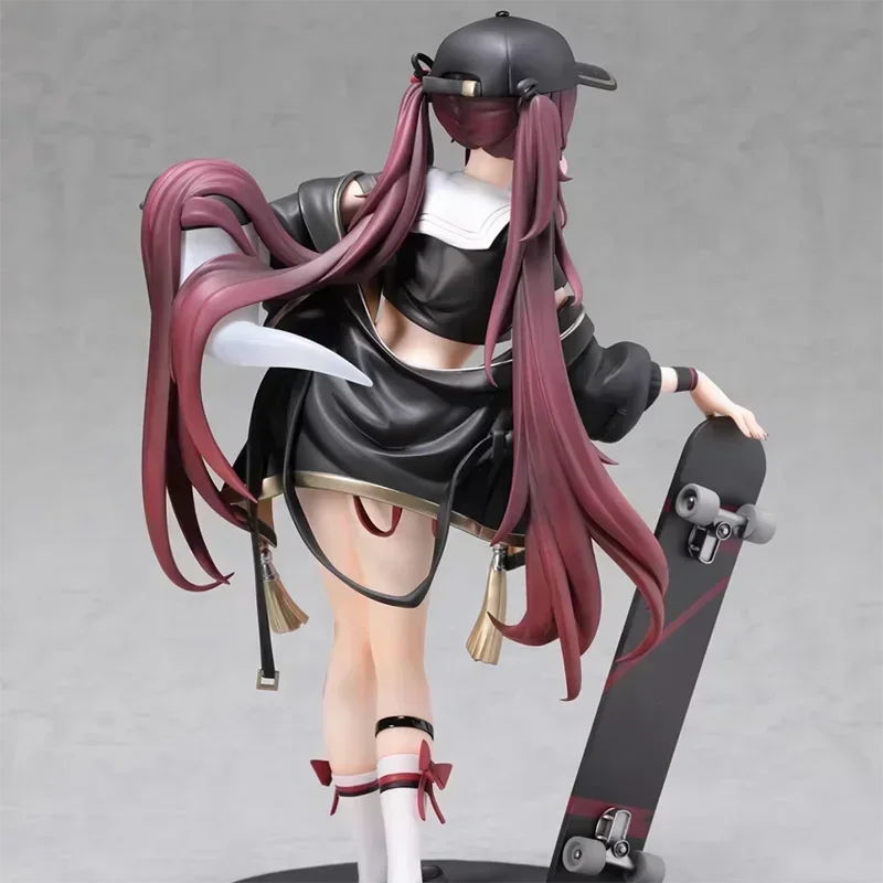 Anime Genshin Impact Hu Tao Figurine Trendy Kleidung Skateboarding Hu Tao Actionfiguren PVC Modell Peripheriespielzeug Geburtstagsgeschenke