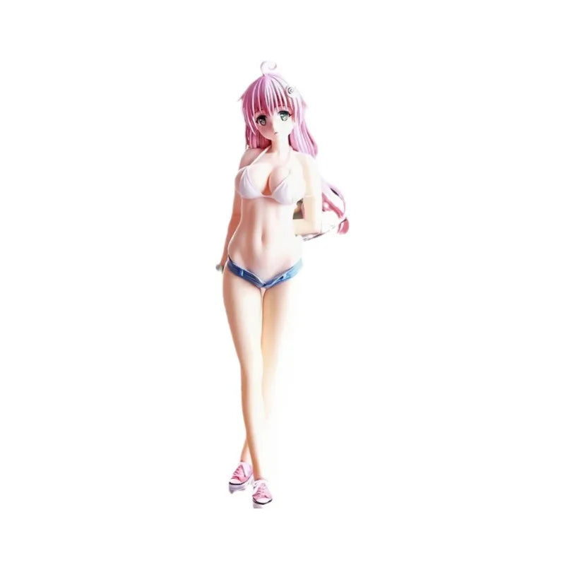 To Love-Ru Badeanzug Lala Anime Figur - Bikini Bishoujo Statue, Desktop PC Gehäuse Dekor für Otaku Sammler Geschenk 2025
