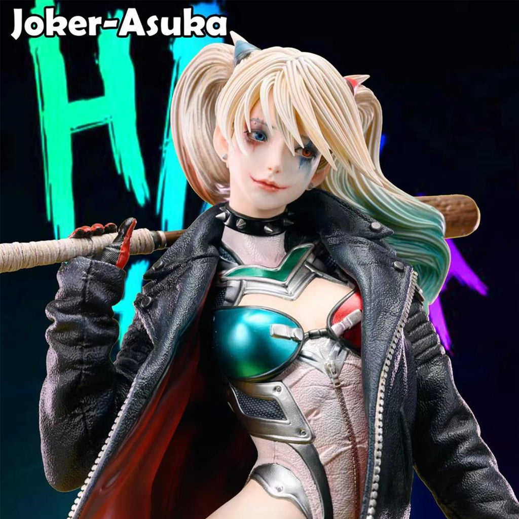 Harleen Quinzel Action Figure Harley Quinn Figures Model High Quality Version The Clown'S Girl Statue Toys Kid Birthday Gifts