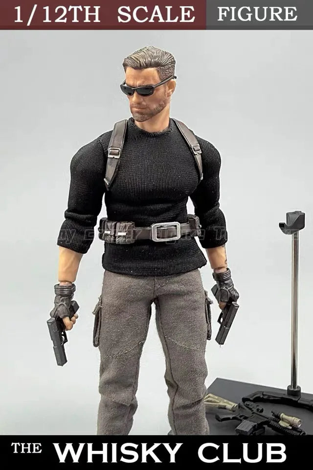 【In Stock】Original Bigaddict TARGET 001 THIE WHISKY CLUB Killer Marc 1/12 Action Figure Toy Model Collection