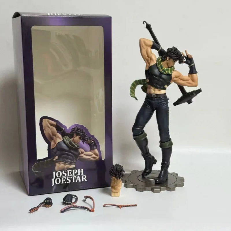 Jojo'S Bizarre Adventure Acgn Figure Statue Phantom Blood Joseph Joestar Gk Anime Model Ornament Collectible Toy Birthday Gift