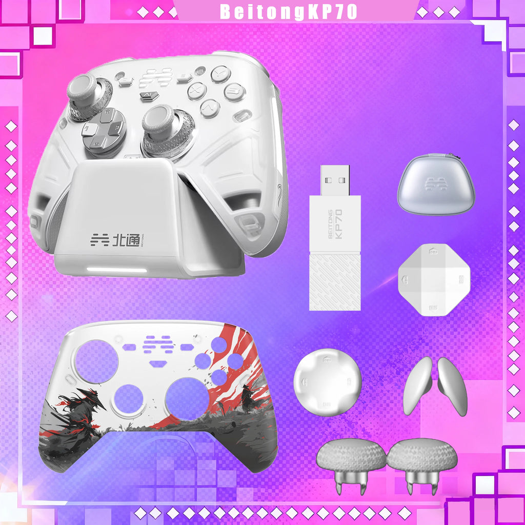 Beitong KP70 Elite Wireless Controller Combo with AI Control & Adaptive Triggers,for Switch/Switch 2/PC/iOS/Android Mobile Phone