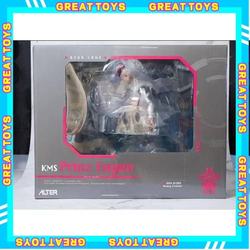 100%Original ALTER Azur Lane Prinz Eugen Anime Action Figure PVC Collectible Boxed Model Dolls Statuette Toys For Birthday Gift