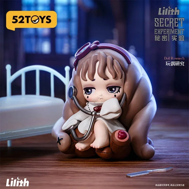 52TOYS Lilith Secret Experiment Series Blindbox Spielzeug Puppe Niedliche Anime Actionfigur Ornamente Figuren Puppen Desktop Home Decor