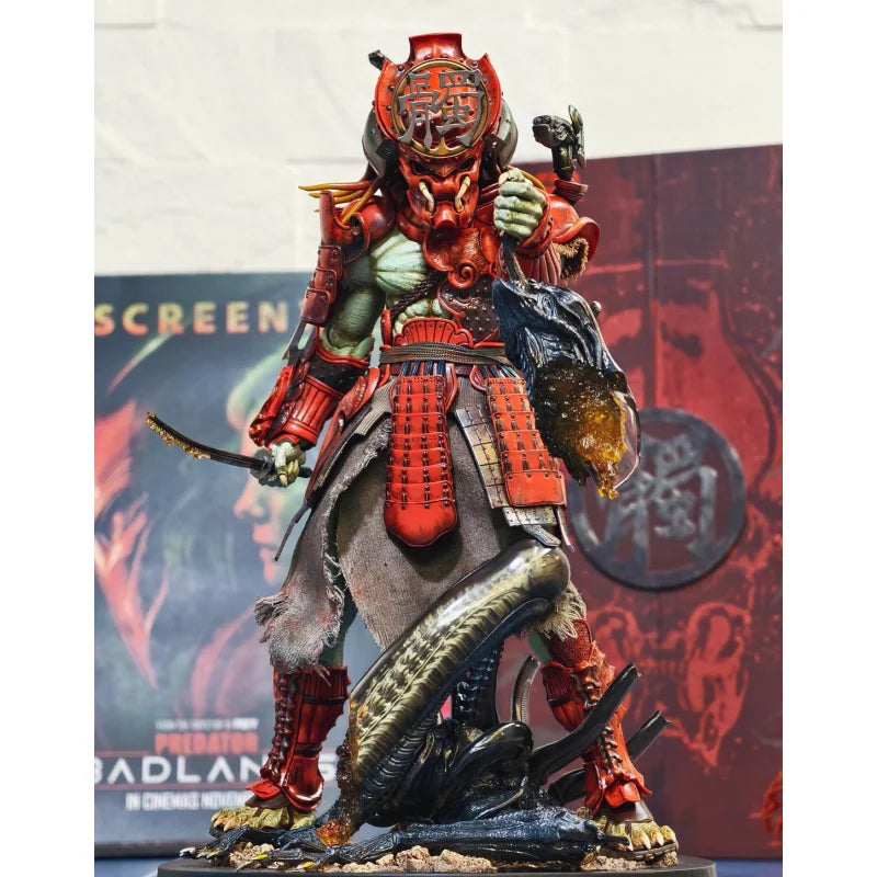 In Stock Original Hottoys Ht 1/6 Ac06 Alien Vs Predator Samurai Predator Action Figures Collectable Model Surprise Toys Gifts