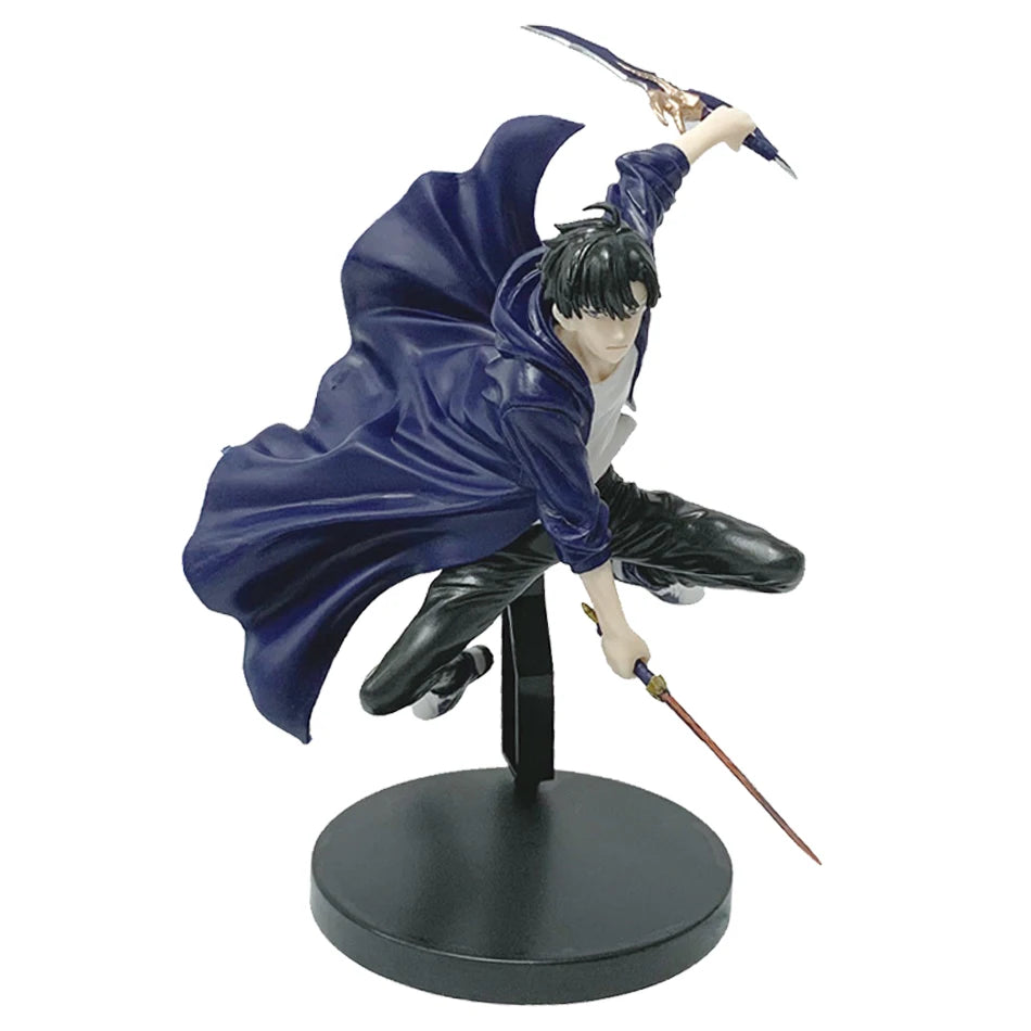 In Stock Solo Leveling (Anime Version) Figure Sung Jinwoo Action Figure 21cm PVC Collect Model Figure Display Anime Merchandise