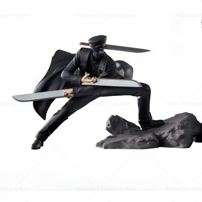 In Stock Bandai Banpresto Combination Battle Anime Chainsaw Man Denji Kantana Man Action Figure Model Toy Gift AS