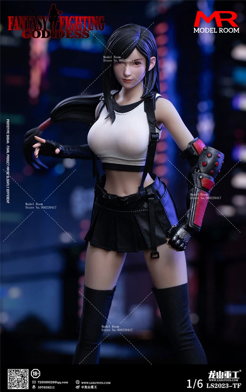 LS2023-TF 1/6 Female Movable Eye Action Figure 12'' Female Soldier Figurine Model Full Set Collectible Toy
