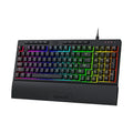 Redragon K515 Shiva RGB Membran Gaming 98 Tasten Mechanische Abnehmbare Handballenauflage Glatte Linearschalter-Tastatur