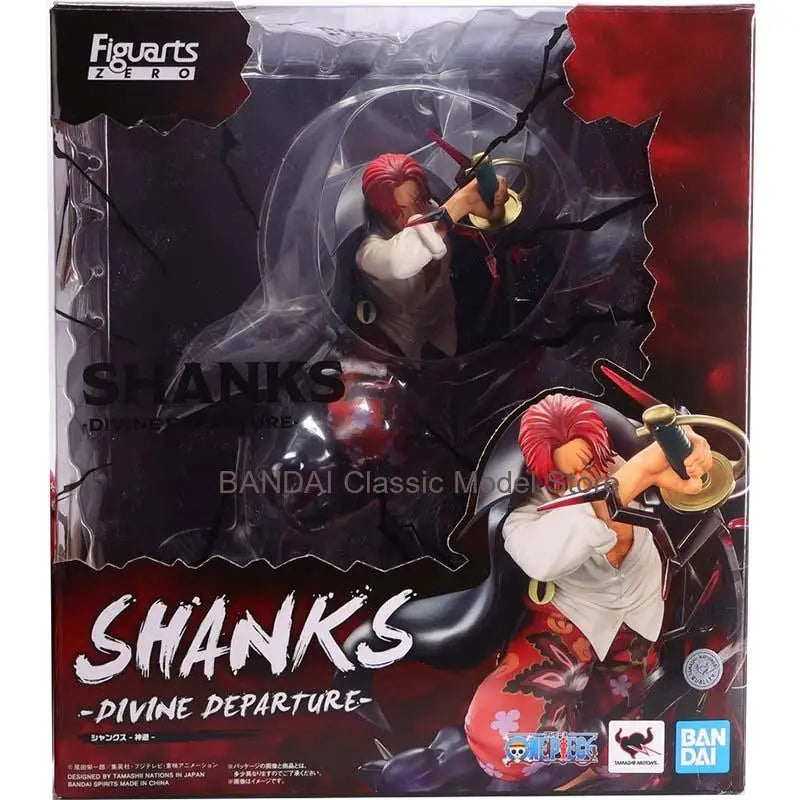Bandai One Piece Anime Figure Figuarts ZERO Shanks Divine Departure Extra Battle Collectibles Model Action Figures Toys Boys Gif