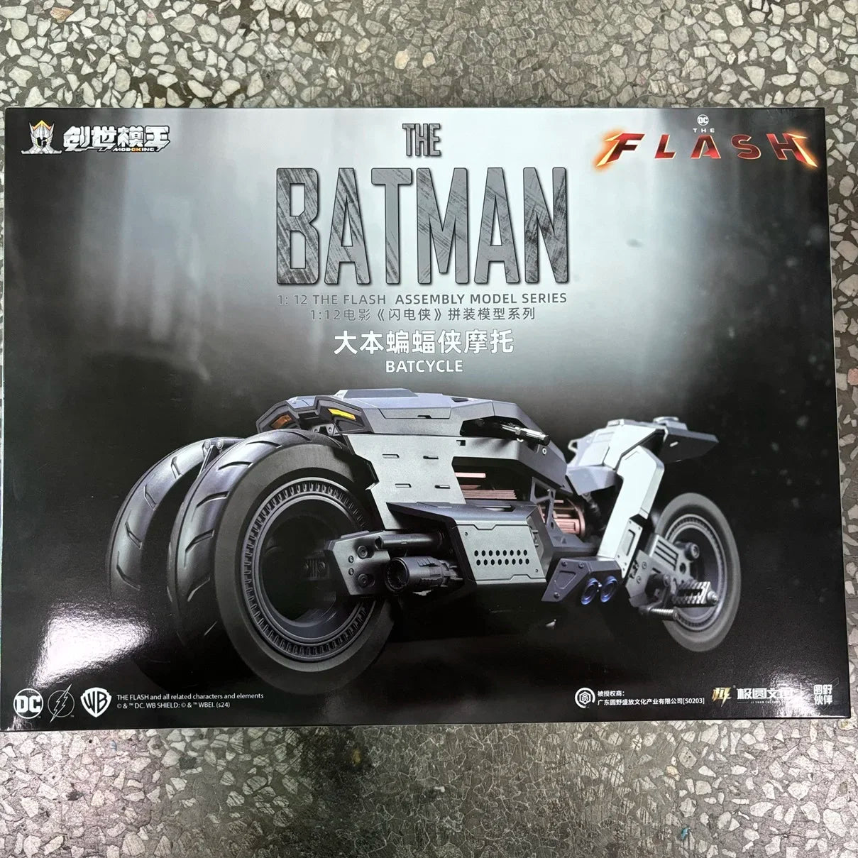 In Stock Modoking The Flash 1/12 Batman Ben Affleck Suit Motorcycle Batmobile Assembly Action Figure Collectible Toy Gift