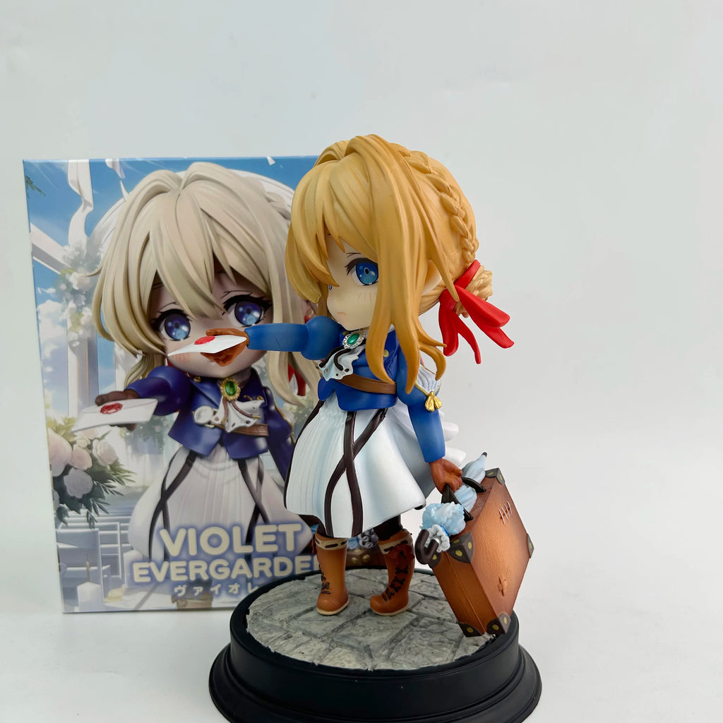 Violet Evergarden Figure Q Version Cute Girls Anime Figures Statue Model Collection Doll Room Decoration Toy Kid Christmas Gifts