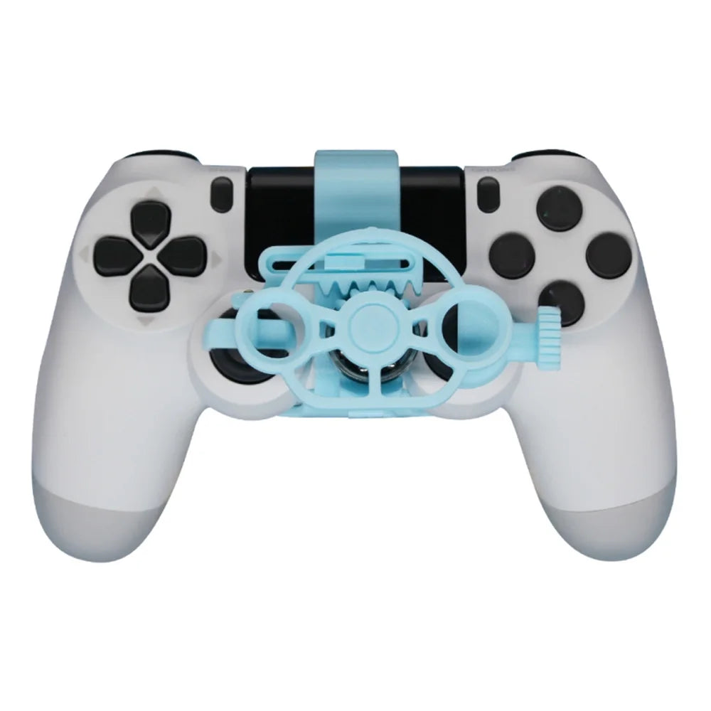 For PS4 Controller Racing Games Mini Steering 3D printing Wheel Auxiliary Controller Game Joystick Simulator Gamepad