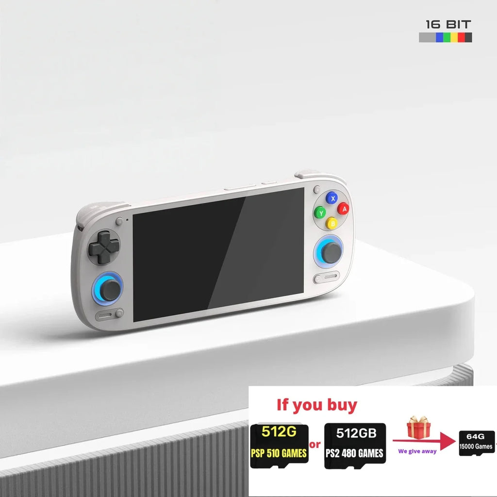 Retroid Pocket 5 Handheld Game Console 5.5Inch OLED Screen SD865 8GB+128GB RP5 Android Game Console 5000mAh Android13 PS2 Games
