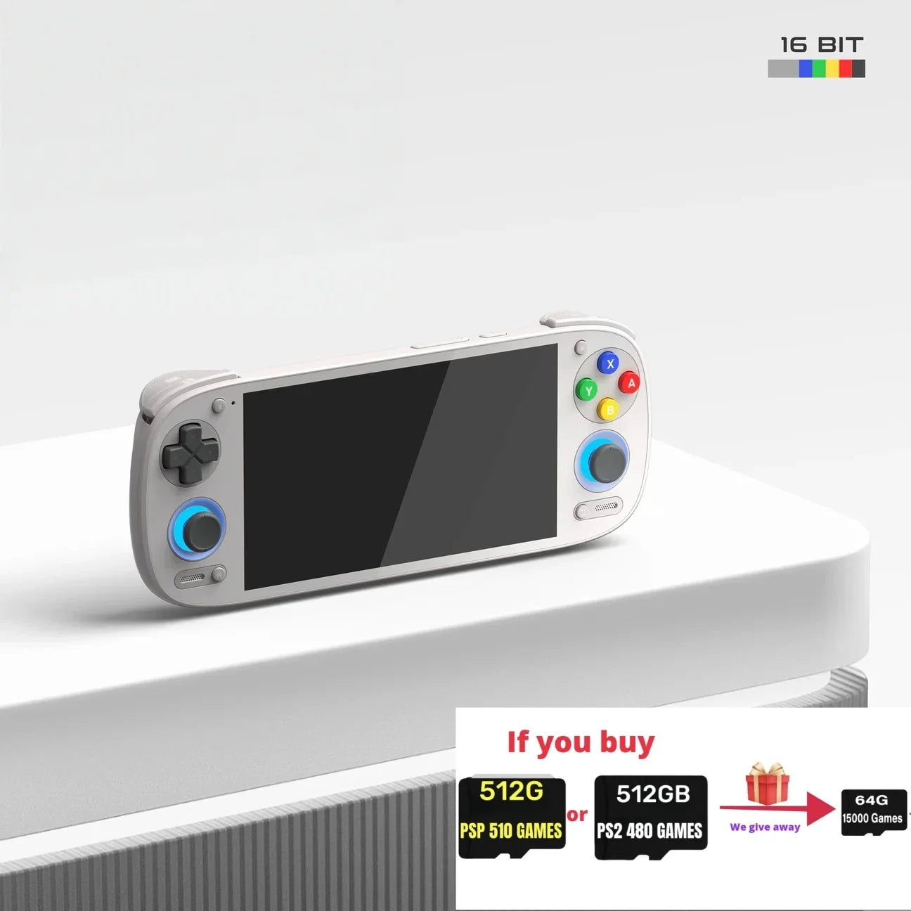 Retroid Pocket 5 Handheld Game Console 5.5Inch OLED Screen SD865 8GB+128GB RP5 Android Game Console 5000mAh Android13 PS2 Games