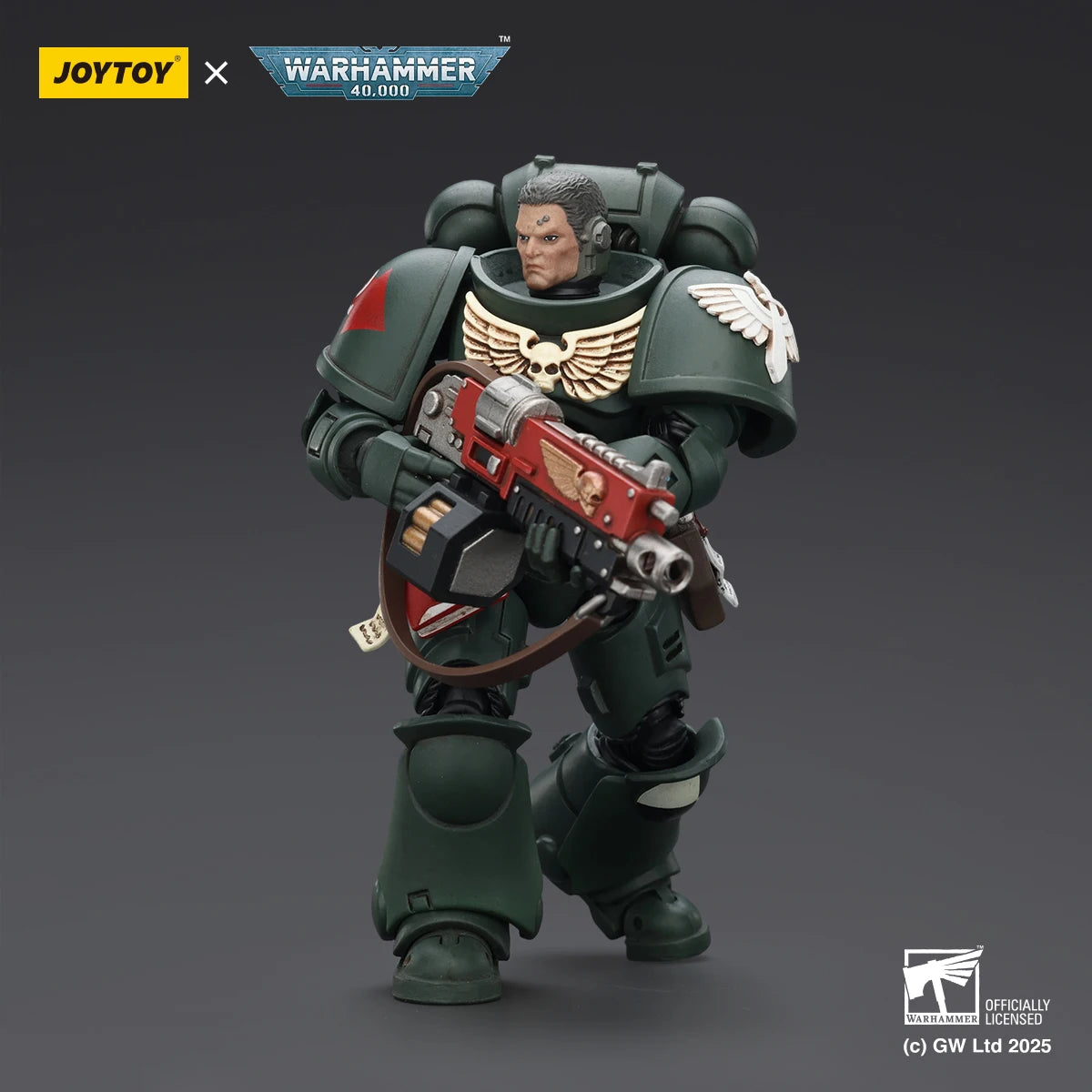 [Pre-Order]JOYTOY 1/18 Action Figure Warhammer 40K Dark Angels  Intercessors Brother Nadael Brother Asharr Model Toys Collection